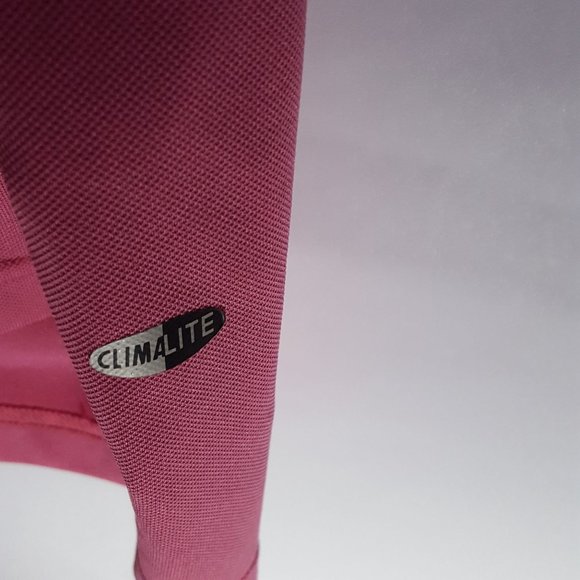 Adidas Men's Climalite Golf Shirt XXL Pink Short Sleeve Collar - Picture 6 of 10